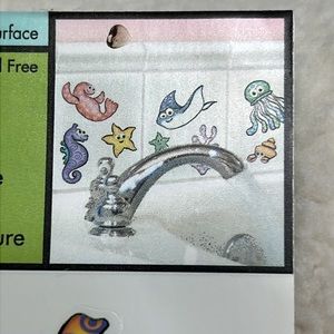 🦋$5 ADD ON•B:421 SEA CREATURES Wall Stickers & Switch plate cover